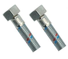 Flexibilná nerezová hadica 1/2"x 3/8"FF-vnútorný/vnútorný závit