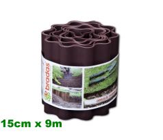 Okraj trávnika hnedý 15 cm x 9 m