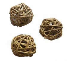 Ratanová gulička 4 cm natural