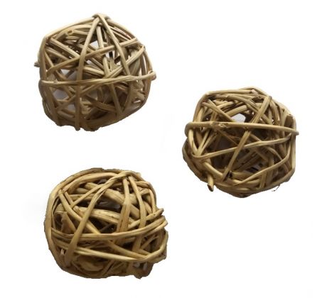 Ratanová gulička 4 cm natural