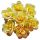 Ružičky umelé žlté W303-06 - 10 ks