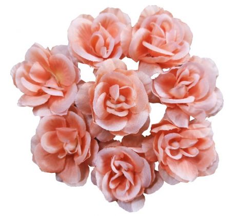 Ružičky umelé W303-09 - 10 ks