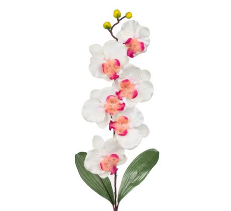 Umelá orchidea saténová L160-02