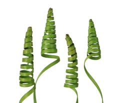 Dekoračná špirála zelená 53 cm