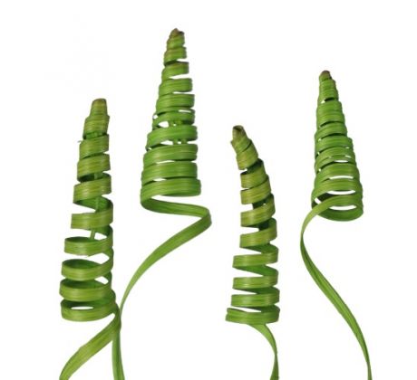Dekoračná špirála zelená 53 cm