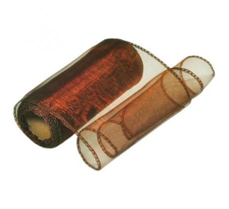 Organza hnedá 12 cm / 9 m