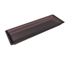 Miska pod truhlík Garden hnedá 60 cm