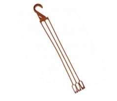 Hák na zavesenie kvetináčov terakota 52 cm