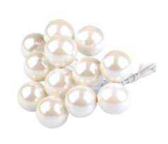 Guličky na drôte champagne 1,5 cm / 24 ks