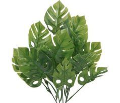 Umelá vetvička monstery zelená 40 cm