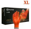 Rukavice jednorázové nitrilové oranžové  vel. XL / 1 pár