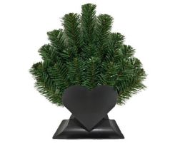 Čečinový základ - antracitové srdce 37 cm