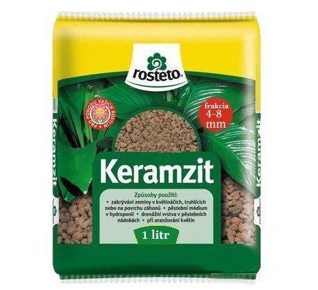 KERAMZIT Rosteto 1 l frakcia 4-8 mm