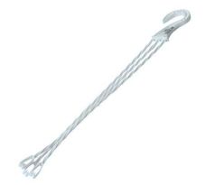 Plastový záves na kvetináč biely 50 cm