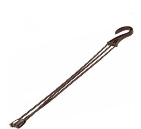 Plastový záves na kvetináč hnedý 50 cm