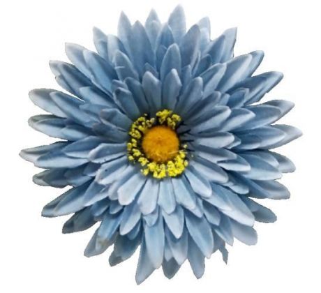 Umelá gerbera modrá 15 cm