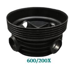 Šachtové dno 600/200X vlnovec