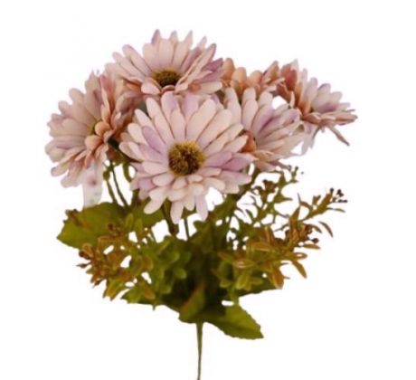 Umelá kytica margarétky ružová 28 cm