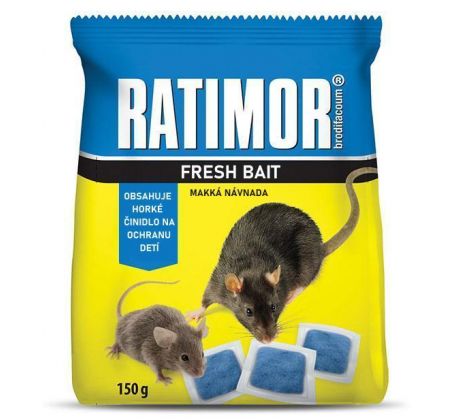 RATIMOR mäkká návnada na myši a potkany 150g