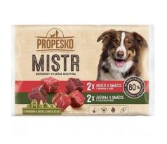 PROPESKO MISTR Hovädzie a zverina v omáčke 4 x 85 g