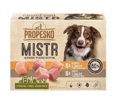 PROPESKO MISTR kuracie a morčacie v omáčke 12 x 85 g