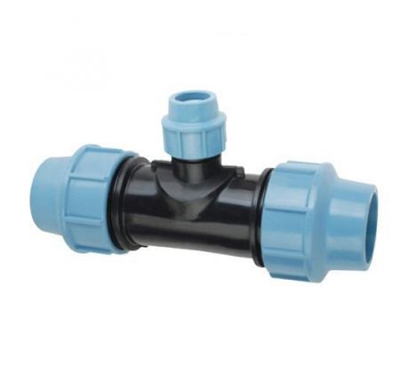 PE T-kus redukovaný 32x25x32 mm