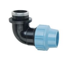 PE Koleno 90° s vnútorným závitom 25 mm x 3/4 "