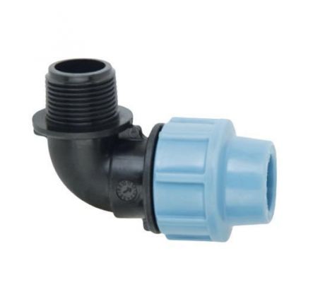 PE Koleno 90° s vonkajším závitom 20 mm x 1/2 "