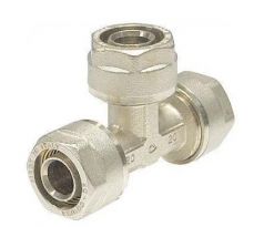 PEX šróbovací T-kus redukovaný 26x16x26