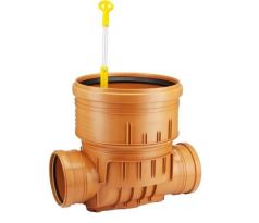 Šachtové dno so spätnou klapkou DN 400/160 na hladkú rúru