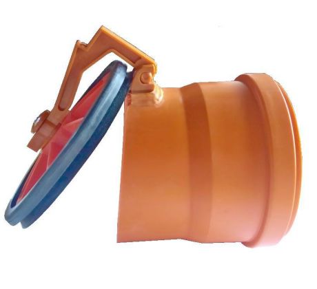 Kanalizačná koncová klapka (žabia) DN 160