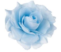 Umelá ruža bledomodrá 11 cm