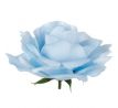 Umelá ruža bledomodrá 11 cm