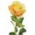 Umelá ruža žltá 58 cm