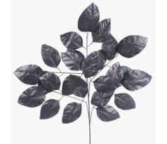 Umelé listy buk čierne 75 cm