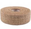 Jutová stuha prírodná hnedá 4 cm / 1 m
