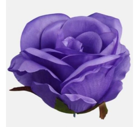 Umelá ruža puk fialový 7 cm