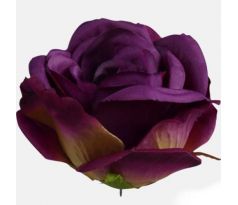 Umelá ruža puk fialovobéžový 7 cm