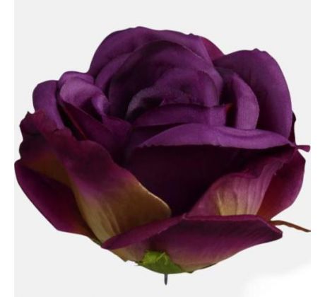 Umelá ruža puk fialovobéžový 7 cm