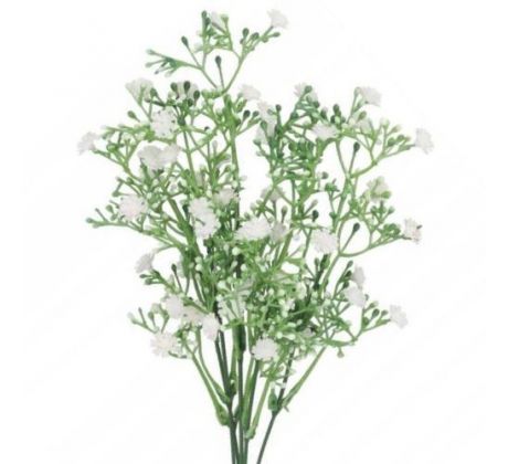 Umelá gypsomilka biela 36 cm