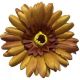 Umelá gerbera hnedá 10 cm