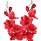 Umelá gladiola saténová červenozelená 54 cm