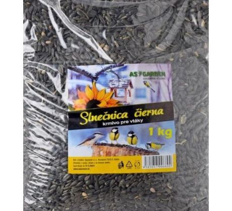 Slnečnica čierna krmivo pre vtáky 1 kg
