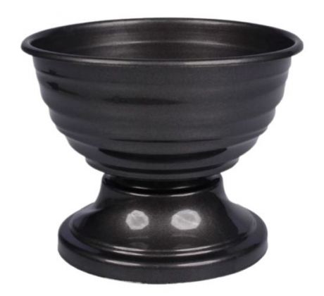 Misa na aranžovanie antracitová 18 cm