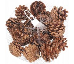 Šiška prírodná borovicová 4 cm / 18 ks