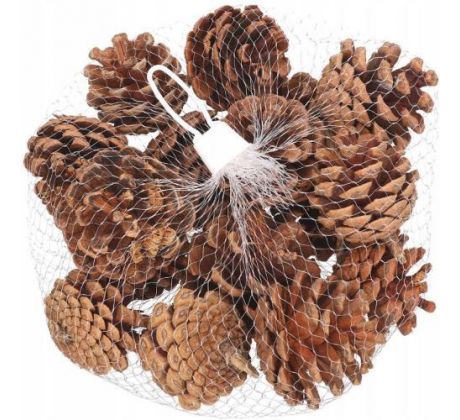 Šiška prírodná borovicová 4 cm / 18 ks