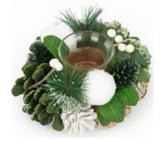 Svietnik vianočný 17 cm