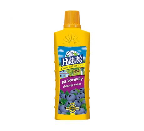 Hoštické hnojivo na čučoriedky s guánom 500 ml
