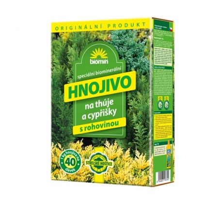 FORESTINA Biomin na thuje a cyprušteky s rohovinou 1 kg